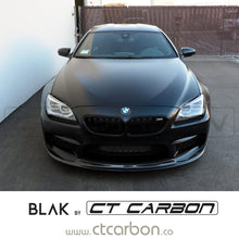 Load image into Gallery viewer, BMW 6 SERIES &amp; F06 F12 F13 DOUBLE SLAT BLACK GRILLES - BLAK BY CT CARBON
