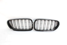 Load image into Gallery viewer, BMW 6 SERIES &amp; F06 F12 F13 DOUBLE SLAT BLACK GRILLES - BLAK BY CT CARBON
