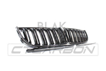Load image into Gallery viewer, BMW E90 3 SERIES PRE-LCI DOUBLE SLAT BLACK GRILLES - BLAK BY CT CARBON
