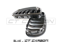 Load image into Gallery viewer, BMW F10 M5 &amp; 5 SERIES BLACK DOUBLE SLAT GRILLES - BLAK BY CT CARBON
