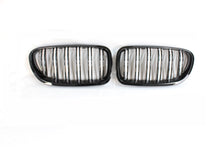 Load image into Gallery viewer, BMW F10 M5 &amp; 5 SERIES BLACK DOUBLE SLAT GRILLES - BLAK BY CT CARBON

