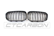 Load image into Gallery viewer, BMW F20 1 SERIES LCI DOUBLE SLAT GLOSS BLACK GRILLES
