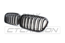 Load image into Gallery viewer, BMW F20 1 SERIES LCI DOUBLE SLAT GLOSS BLACK GRILLES
