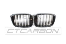 Load image into Gallery viewer, BMW G01 X3 DOUBLE SLAT BLACK GRILLES - BLAK BY CT CARBON
