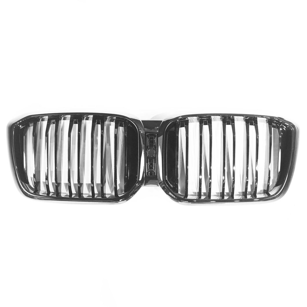 BMW G02 X4 & G01 X3 LCI DOUBLE SLAT BLACK GRILLE - BLAK BY CT CARBON