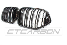 Load image into Gallery viewer, BMW G06 X6 DOUBLE SLAT BLACK GRILLES - BLAK BY CT CARBON
