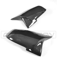 Load image into Gallery viewer, BMW F40/F44 1 &amp; 2 SERIES REPLACEMENT CARBON FIBRE MIRROR COVERS
