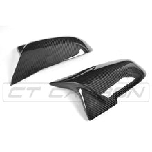 Load image into Gallery viewer, BMW F40/F44 1 &amp; 2 SERIES REPLACEMENT CARBON FIBRE MIRROR COVERS
