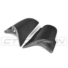 Load image into Gallery viewer, BMW F40/F44 1 &amp; 2 SERIES REPLACEMENT CARBON FIBRE MIRROR COVERS
