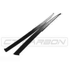 Load image into Gallery viewer, BMW 3 SERIES F30/F31 GLOSS BLACK SIDE SKIRTS - MP STYLE - BLAK BY CT CARBON
