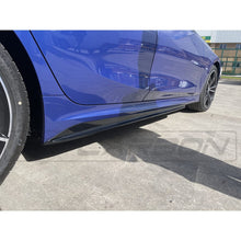 Load image into Gallery viewer, BMW 3 SERIES G20/G21 GLOSS BLACK SIDE SKIRTS - MP STYLE - BLAK BY CT CARBON
