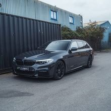 Load image into Gallery viewer, BMW 5 SERIES G30/31 GLOSS BLACK SIDE SKIRTS - MP STYLE - BLAK BY CT CARBON
