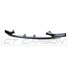 Load image into Gallery viewer, BMW 2 SERIES F22/F23 GLOSS BLACK SPLITTER - MP STYLE - BLAK BY CT CARBON

