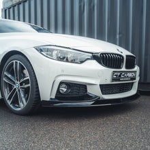 Load image into Gallery viewer, BMW 4 SERIES F32/F33/F36 GLOSS BLACK SPLITTER - MP STYLE - BLAK BY CT CARBON
