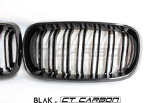 Load image into Gallery viewer, BMW X5M/X6M F16 &amp; F15 DOUBLE SLAT GRILLES - BLAK BY CT CARBON
