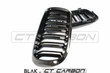 Load image into Gallery viewer, BMW X5M/X6M F16 &amp; F15 DOUBLE SLAT GRILLES - BLAK BY CT CARBON
