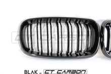 Load image into Gallery viewer, BMW X5M/X6M F16 &amp; F15 DOUBLE SLAT GRILLES - BLAK BY CT CARBON
