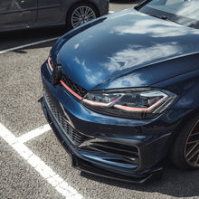 Load image into Gallery viewer, VOLKSWAGEN GOLF R/GTD/GTI MK7/7.5 2014-2020 GLOSS BLACK SPLITTER
