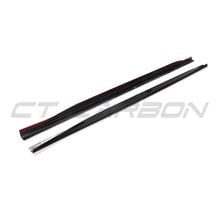 Load image into Gallery viewer, BMW 4 SERIES G22/G23 CARBON FIBRE SIDE SKIRTS
