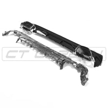 Load image into Gallery viewer, BMW 4 SERIES G22/G23 GLOSS BLACK DIFFUSER AND TIPS - MP STYLE
