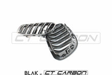 Load image into Gallery viewer, BMW M3 / 3 SERIES E92/E93 DOUBLE SLAT BLACK GRILLES - BLAK BY CT CARBON
