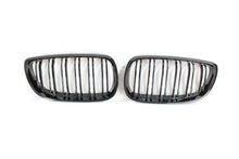 Load image into Gallery viewer, BMW M3 / 3 SERIES E92/E93 DOUBLE SLAT BLACK GRILLES - BLAK BY CT CARBON
