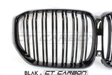 Load image into Gallery viewer, BMW X5 G05 DOUBLE SLAT BLACK GRILLES - BLAK BY CT CARBON
