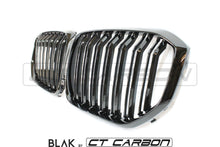 Load image into Gallery viewer, BMW X5 G05 DOUBLE SLAT BLACK GRILLES - BLAK BY CT CARBON
