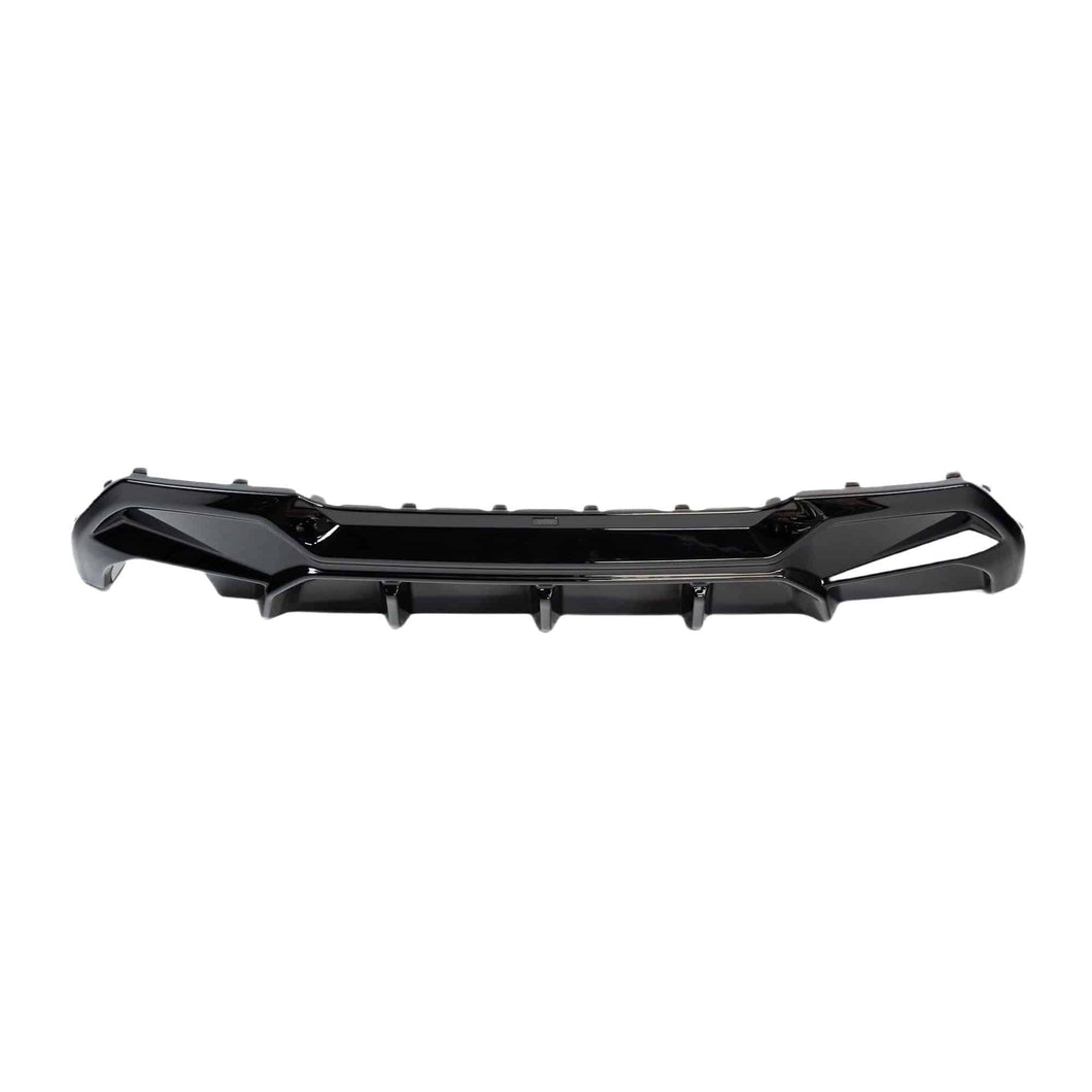 BMW 1 Series M Sport F40 Single Exit (116i 116d 118i 118d) EVO-1 Gloss Black Rear Diffuser by ZAERO (2019-2024)