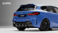 Load image into Gallery viewer, BMW 1 Series M Sport F40 Single Exit (116i 116d 118i 118d) EVO-1 Gloss Black Rear Diffuser by ZAERO (2019-2024)
