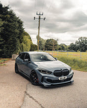 Load image into Gallery viewer, BMW 1 SERIES M SPORT &amp; M135I F40 EVO-1 GLOSS BLACK FRONT SPLITTER BY ZAERO (2019+)
