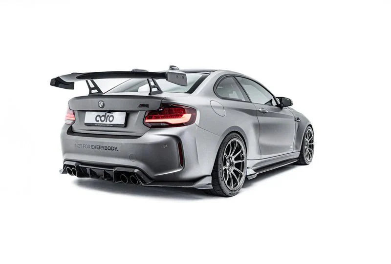 BMW 2 Series F22 & M2 F87 Pre-Preg Carbon Fibre Swan Neck AT-R1 Rear Wing by Adro (2014-2021)