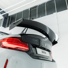 Load image into Gallery viewer, BMW 2 Series F22 &amp; M2 F87 Pre-Preg Carbon Fibre Swan Neck AT-R1 Rear Wing by Adro (2014-2021)
