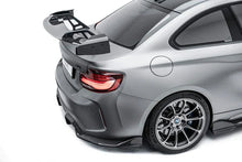 Load image into Gallery viewer, BMW 2 Series F22 &amp; M2 F87 Pre-Preg Carbon Fibre Swan Neck AT-R1 Rear Wing by Adro (2014-2021)
