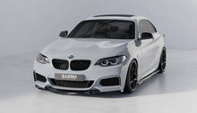 Load image into Gallery viewer, BMW 2 Series, M235i &amp; M240i F22 F23 EVO-1 Gloss Black Front Splitter by ZAERO (2014-2019)
