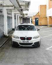 Load image into Gallery viewer, BMW 2 Series, M235i &amp; M240i F22 F23 EVO-1 Gloss Black Front Splitter by ZAERO (2014-2019)
