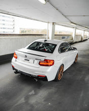 Load image into Gallery viewer, BMW 2 Series M235i &amp; M240i F22 F23 EVO-1 Gloss Black Rear Diffuser by ZAERO (2014-2019)
