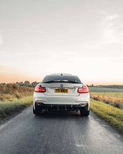 Load image into Gallery viewer, BMW 2 Series M235i &amp; M240i F22 F23 EVO-1 Gloss Black Rear Diffuser by ZAERO (2014-2019)
