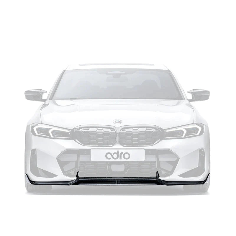 BMW 3 Series M340i G20 G21 LCI Carbon Fibre Front Splitter by Adro (2022+)