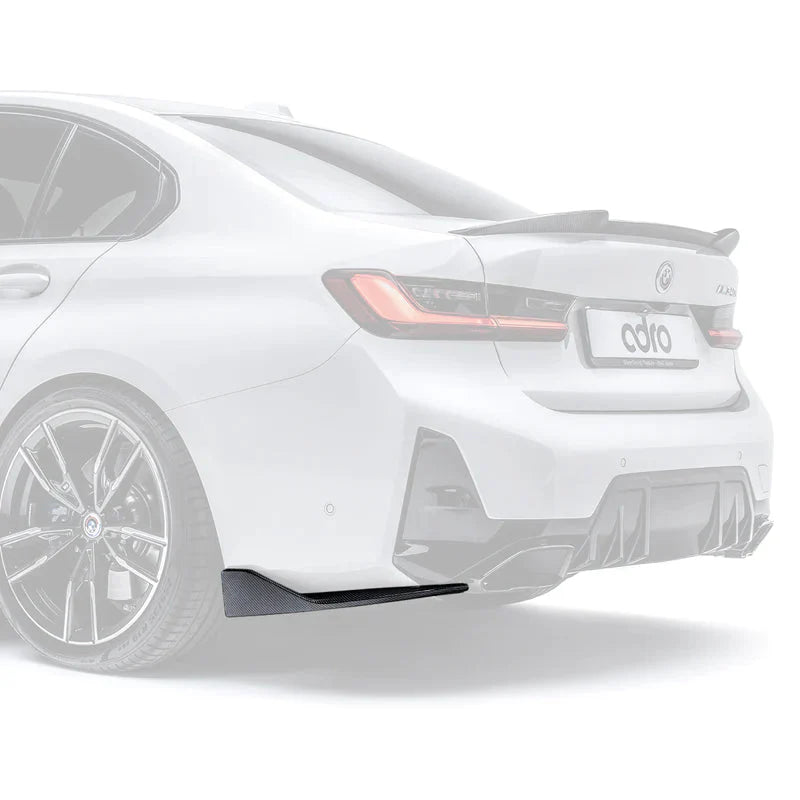 BMW 3 Series M340i G20 LCI Carbon Fibre Rear Winglets by Adro (2022+)
