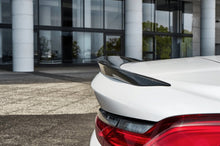 Load image into Gallery viewer, BMW 8 Series G14 &amp; M8 F91 Convertible Carbon Fibre Rear Boot/Trunk Lip Spoiler by 3DDesign, Pre-Preg 2x2 Twill (2019+)
