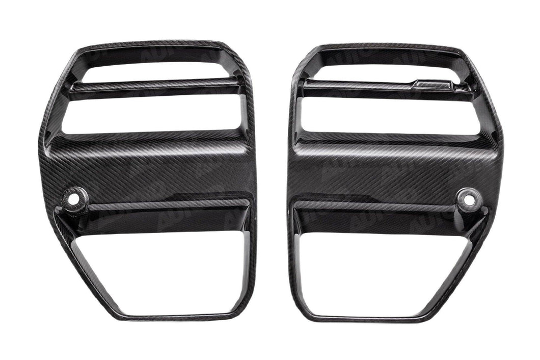 BMW G80 G81 M3 & BMW G82 G83 M4 Carbon Fibre VRS Aero Front Kidney Grille by Vorsteiner (2020+)