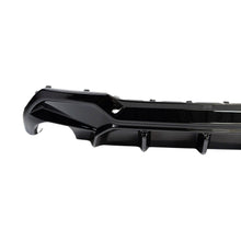 Load image into Gallery viewer, BMW M135i &amp; 1 Series Dual Exit (128ti, 120d, 120i) F40 EVO-1 Gloss Black Rear Diffuser by ZAERO (2019-2024)
