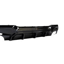 Load image into Gallery viewer, BMW M135i &amp; 1 Series Dual Exit (128ti, 120d, 120i) F40 EVO-1 Gloss Black Rear Diffuser by ZAERO (2019-2024)

