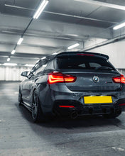 Load image into Gallery viewer, ZAERO Design EVO-1 Gloss Black Rear Diffuser for BMW 1 Series M135i/M140i (F20/F21 LCI, 2015–2019) – ABS Rear Bumper Insert, Direct Fit
