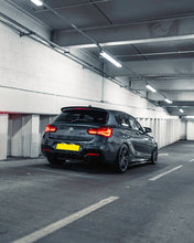 Load image into Gallery viewer, ZAERO Design EVO-1 Gloss Black Rear Diffuser for BMW 1 Series M135i/M140i (F20/F21 LCI, 2015–2019) – ABS Rear Bumper Insert, Direct Fit
