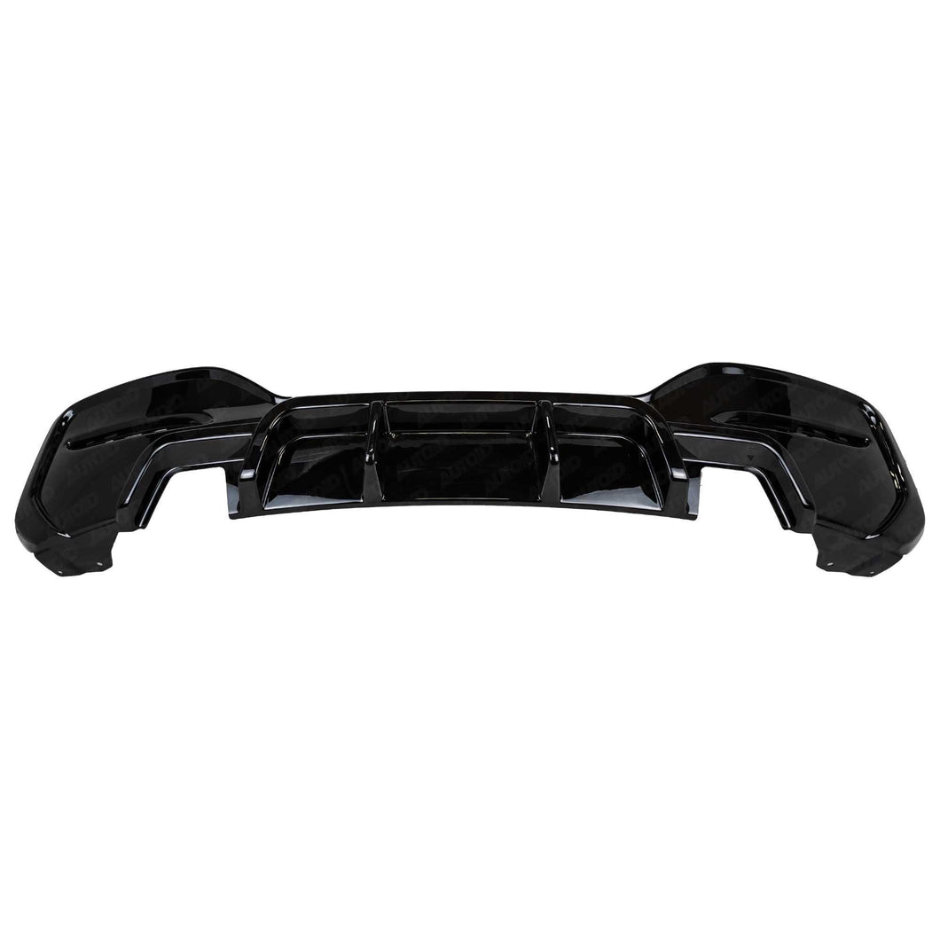 ZAERO Design EVO-1 Gloss Black Rear Diffuser for BMW 1 Series M135i/M140i (F20/F21 LCI, 2015–2019) – ABS Rear Bumper Insert, Direct Fit