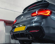 Load image into Gallery viewer, ZAERO Design EVO-1 Gloss Black Rear Diffuser for BMW 1 Series M135i/M140i (F20/F21 LCI, 2015–2019) – ABS Rear Bumper Insert, Direct Fit
