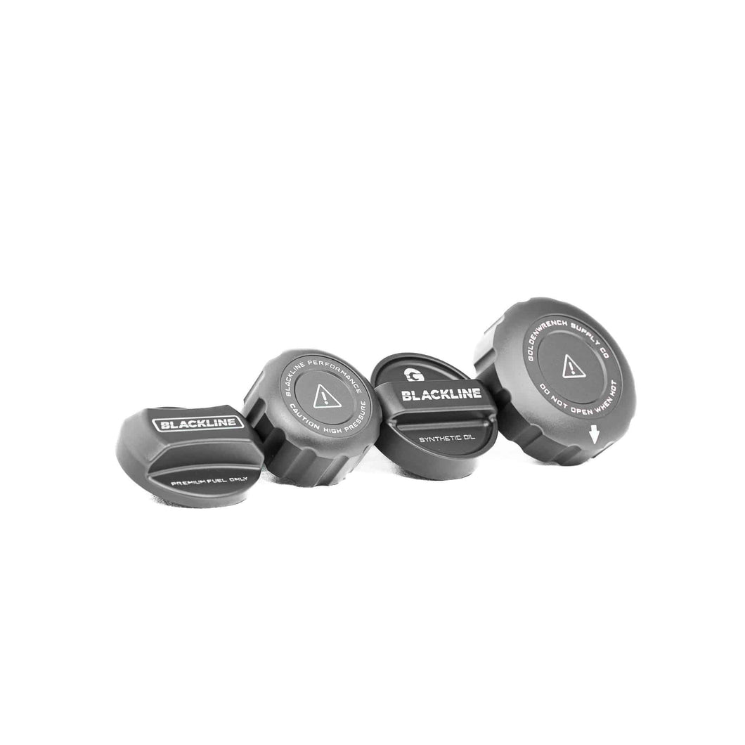 BMW M140i F20, M240i F22 & M340i F30 Engine & Fuel Cap Set by Goldenwrench