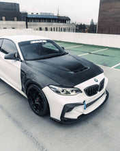 Load image into Gallery viewer, TRE Pre-Preg Dry Carbon Fibre Front Bonnet / Hood, 2x2 Twill Lightweight, OEM-Style, for BMW M2 F87 (2015-2021), 2 Series F22/F23 (2014-2020), 1 Series F20/F21 (2011-2019)
